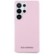 Karl Lagerfeld Saffiano MagSafe Case for Samsung Galaxy S25 Ultra, Pink