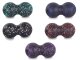Hard Massage Double Fascia Ball for Yoga Fitness Therapy - 8cm, Mixed Colors