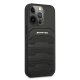 Mercedes-AMG Debossed Leather Case for iPhone 13 Pro Max Black