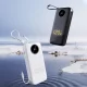 Dudao K13Pro 20000mAh Power Bank with Built-in Cables Black