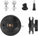 PULUZ Magic Arm Suction Cup Mount with 1/4\" Thread (Black)