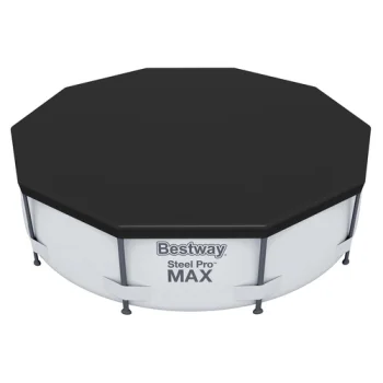 Bestway 58036 Frame Pool Cover 305 cm, Black