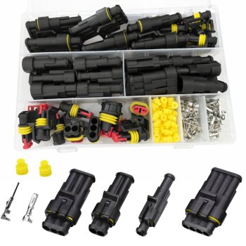 Waterproof Electrical Connectors Kit Superseal 352 Pcs for Automotive and Marine