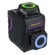 Ermenrich LV40 PRO Laser Level, 8 Green Lines, 360°, up to 30 m, Violet