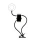 LED riņķa lampa selfijiem ar telefona turētāju, 40 gab. iepakojums