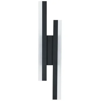 Double LED Wall Lamp ZD142, Warm White, Black