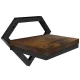 Ruhhy Hanging Wall Shelf Loft, 19x23x20 cm