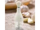 Manual Rotary Vegetable and Onion Chopper, White