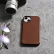 iCarer Leather Case for iPhone 14 Plus with MagSafe, Brown