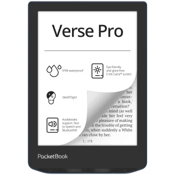 PocketBook Verse Pro eBook Reader, Azure