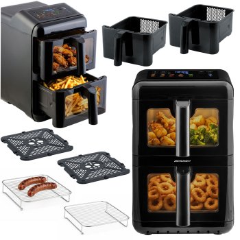 Dual Basket Vertical Air Fryer 11.6 L Berdsen 3000W Bd-663