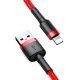 Baseus Cafule Cable Nylon Braided USB / Lightning QC3.0, 2A, 3M, Red
