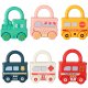 Educational Toy - Train with Padlocks and Keys, 13 Elements