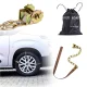 Anti-Skid Snow Chains Tire Straps 16.5–26.5 cm, 8 pcs