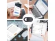 Webcam Privacy Cover Slider for Laptop and Phone Cameras, black