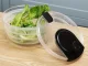 Rotary Salad Spinner and Vegetable Dryer 4 L with Colander Basket, Gray