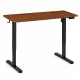 ModernHome Electric Height Adjustable Desk 140x60 cm, 72-118 cm, Dark Oak