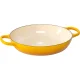Le Creuset Gourmet Shallow Cast Iron Casserole 30 cm, 3.5 l, Yellow