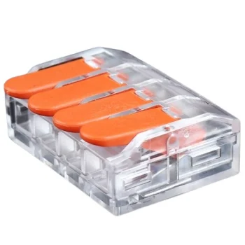 Splicing Wire Connectors with Lever 4x 0.5-6.0mm², 41A, 450V, 20 pcs