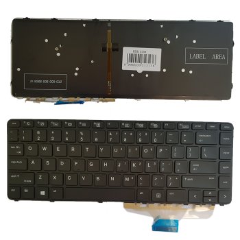 HP EliteBook Folio 1040 G3 Keyboard with Backlight 844423-001, Black