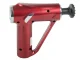 Body Massage Gun, 4 Attachments, 30W, Red