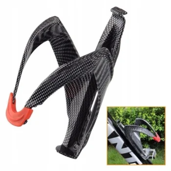 Universal Bicycle Water Bottle Holder Carbon Look