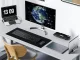 Gaming Mouse and Keyboard Pad XXL 90x40 cm, Non-Slip, Black