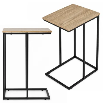 Modernhome C-Shaped Side Table for Laptop, 40x30 cm