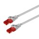 Сетевой кабель Maclean MCTV-302 W UTP Cat6 Patchcord, 2м, Белый