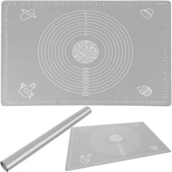Non-slip Silicone Pastry Baking Dough Rolling Mat, 64x45 cm
