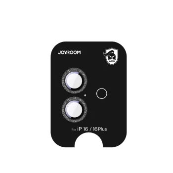 Kameros apsauginis stiklas Joyroom JR-MSF0298 skirtas iPhone 16 / 16 Plus, juodas