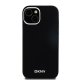 Apple iPhone 14 6.1\'\' DKNY Liquid Silicone Small Metal Logo MagSafe Case Cover, Black