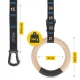 4Fizjo Gymnastic Rings for Pull-ups, Blue