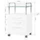 Podiatry Trolley 6053, White