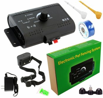 Electric Dog Fence Pet Containment System with Collar