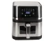Large Digital Air Fryer 10L 2400W with 8 Cooking Presets, Silver