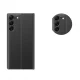 Hurtel New Sleep View Case for Samsung Galaxy S24+, Black