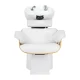 Hairdressing Wash Unit Gabbiano Florencja, White