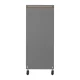 Gabbiano Solo Hairdressing Trolley, Grey/Gold