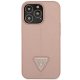Guess Saffiano Triangle Case for iPhone 14 Pro Max - Pink