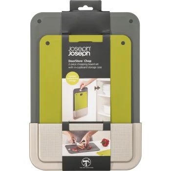 Joseph Joseph DoorStore Chop 2-Piece Chopping Board Set Grey
