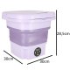 Portable Foldable Top Loading Washing Machine with Spin Function, 8 L, Lilac