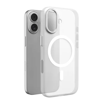 Puro Lightfeel iPhone 17 Case with MagSafe, Clear/White
