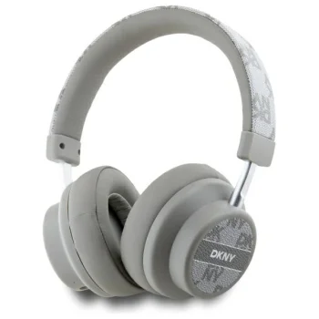 DKNY Bluetooth On-Ear Headphones DKBHM2PCSHLE Beige Checkered Pattern