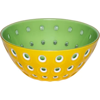 Guzzini Le Murrine Universal Bowl 25 cm, Saffron Yellow/Green