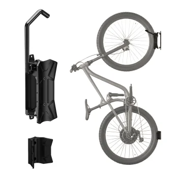 Maclean MC-171 Wall Mount Bike Hanger, up to 35 kg, Black