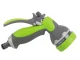 Multifunctional Garden Hose Spray Nozzle, 7 Patterns, Grey/Green