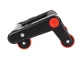 2-in-1 Ab Roller and Push-Up Bars, Black