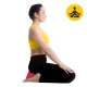 4Fizjo 708 ZAFU Round Yoga and Meditation Cushion, Red