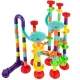 Kruzzel 113-Piece Marble Run Track with 30 Balls (Multicolor)